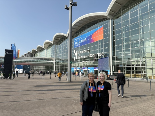 Zorina Alliata at the AWS Summit in Hamburg